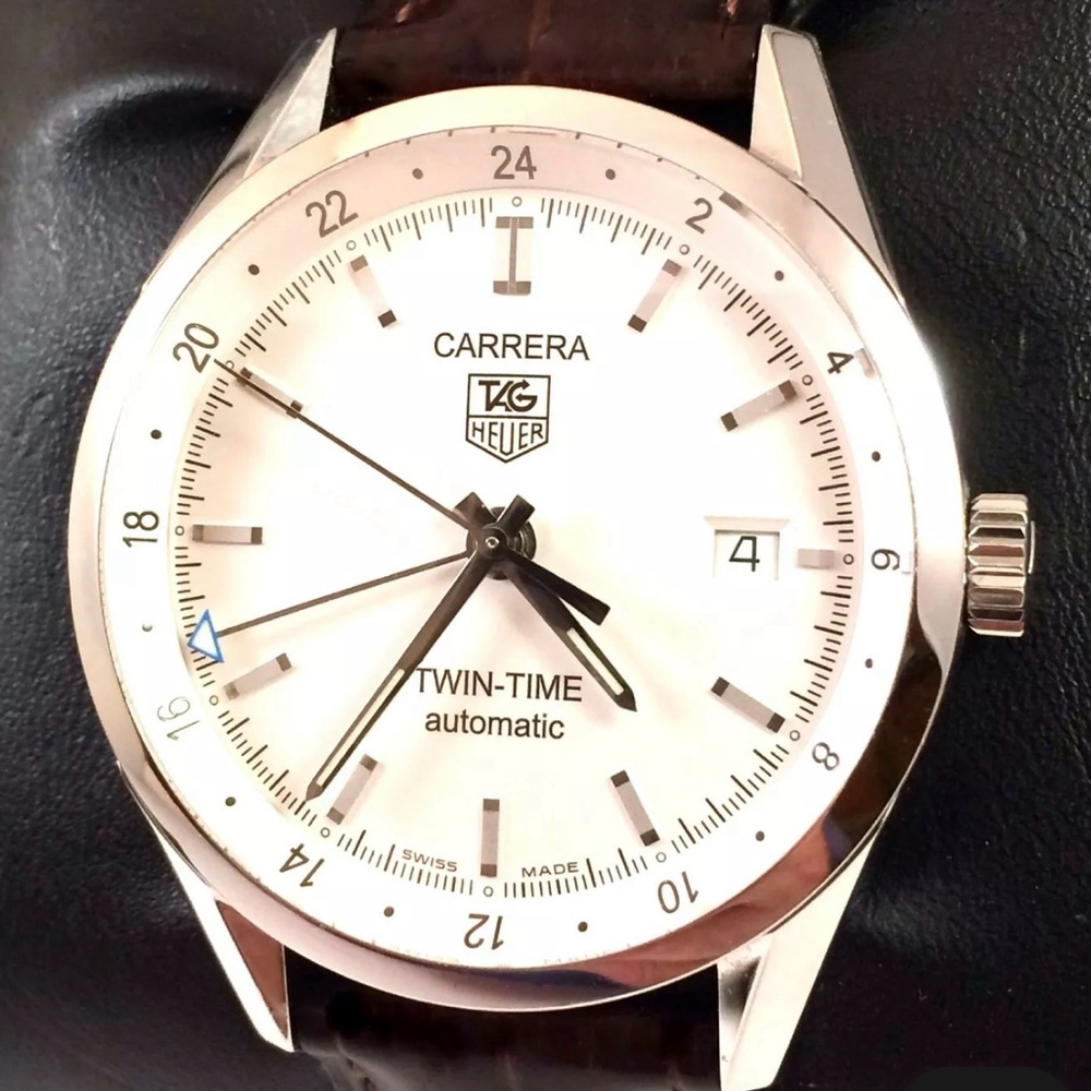 Tag Heuer Carrera Calibre 7 Twin Time
Mens Automatic Watch Exc. Cond.wv2116